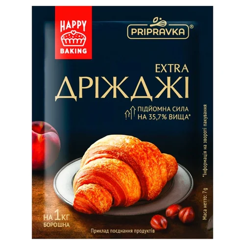 Дріжджі хлібопекарські сухі Швидкодіючі Pripravka 7г