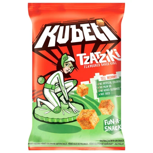 Сухарики Kubeti зі смаком соусу цацикі 35г