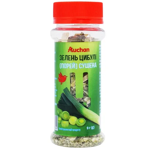 Зелень цибулі порей Ашан сушена 9г