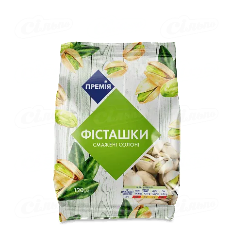 Фісташки «Премія»® смажені солоні, 120г