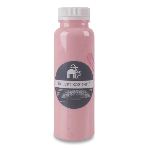 Йогурт Козиний Вишня-Чорниця В'Ферма П/Пл 250г
