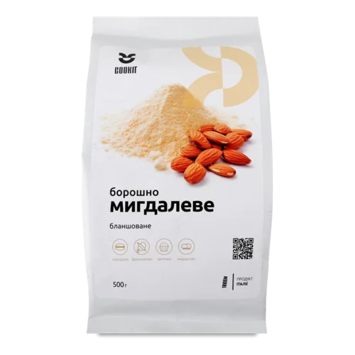 Борошно Мигдальне Бланшоване, в/ґ, 500г