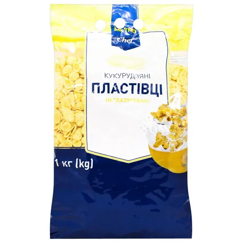 Пластівці кукурудзяні Metro Chef неглазуровані 1кг