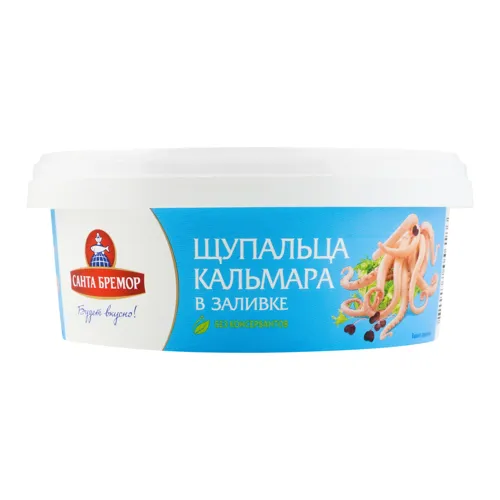 Кальмар щупальця в заливці Санта Бремор ст 300г