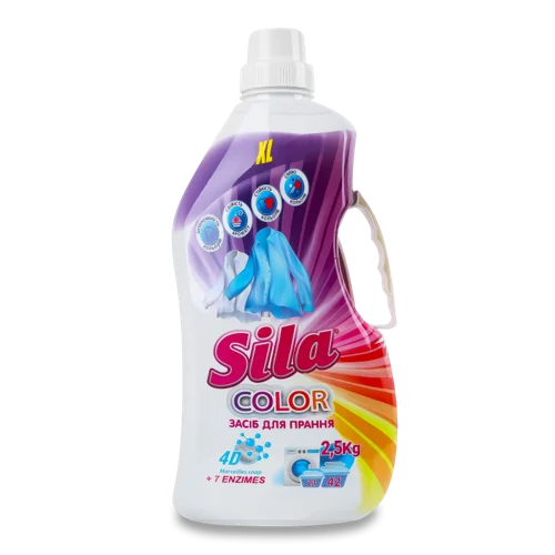Засіб Для Прання Рідкий Color Sila, В/ґ, 2.5кг