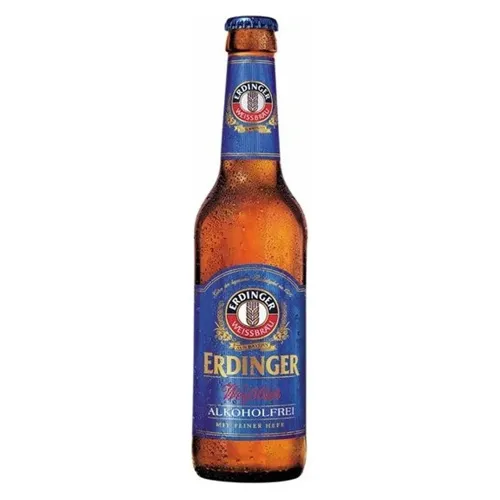 Пиво Erdinger Alkoholfrei солодове світле безалкогольне 0,4% 0,33л