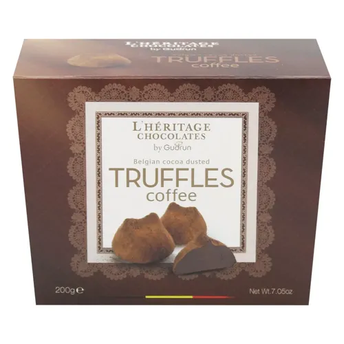Трюфелі L'Heritage Chocolates шоколадні з кавою 200г