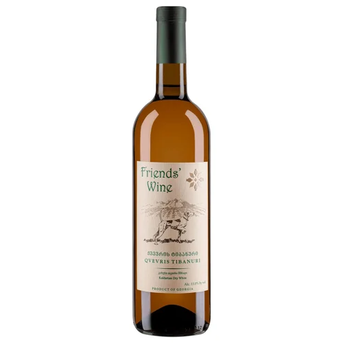 Вино Friends’ Wine Qvevris Tibanuri біле сухе 12,5% 0,75л