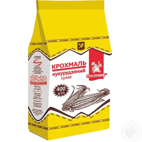 Крохмаль кукурудзяний Сто Пудів 400г