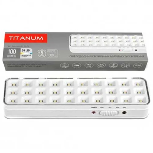 Світильник Titanum LED акумуляторний 6500К
