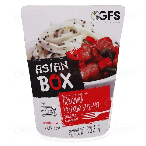 Локшина Gulfstream з куркою stir-fry, 220г