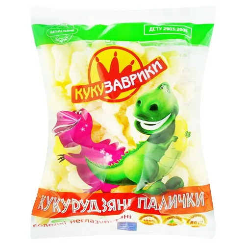 Палички кукурудзяні Кукузаврики солодкі 50г