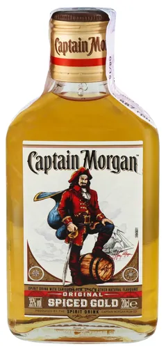 Ром Captain Morgan Original Spiced Gold 35% 0,2л х48