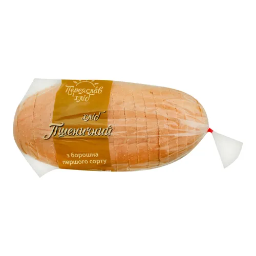 Хліб нарізний Пшеничний Переяслав хліб м/у 0.65кг