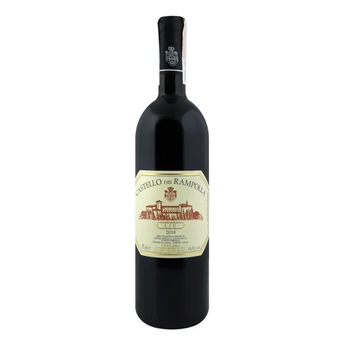 Вино 0.75л 14.5% червоне сухе Liu Castello dei Rampolla пл