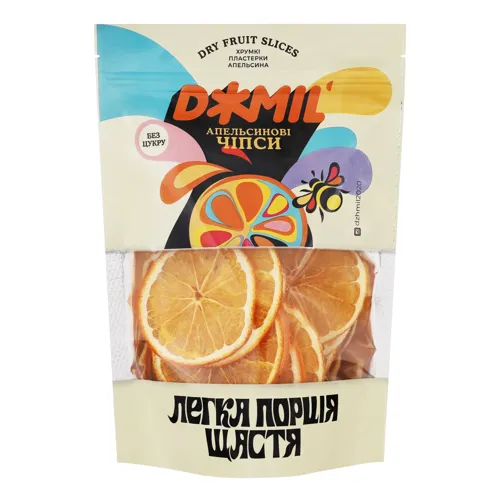 Чіпси фруктові апельсинові Dжmil м/у 40г