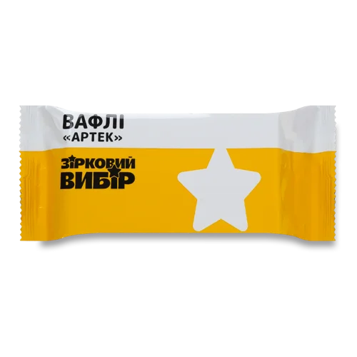 Вафлі Вищого Ґатунку Артек Зірковий Вибір, м/у 80г