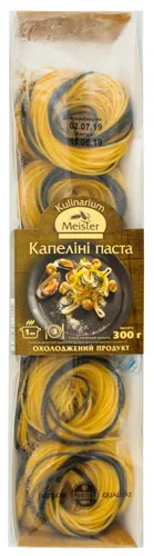 Паста Капеліні Kulinarium Meister охол картонна упаковка 300г