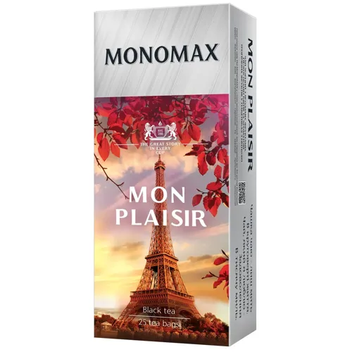 Чай чорний Мономах Моє задоволення 25шт*1,5г