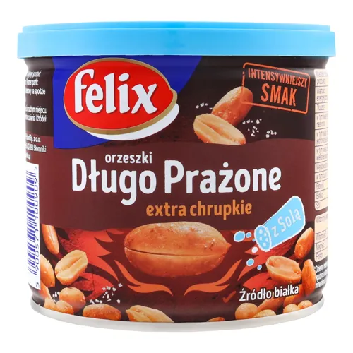 Арахіс Felix солоний смажений та запечений 120г ж/б