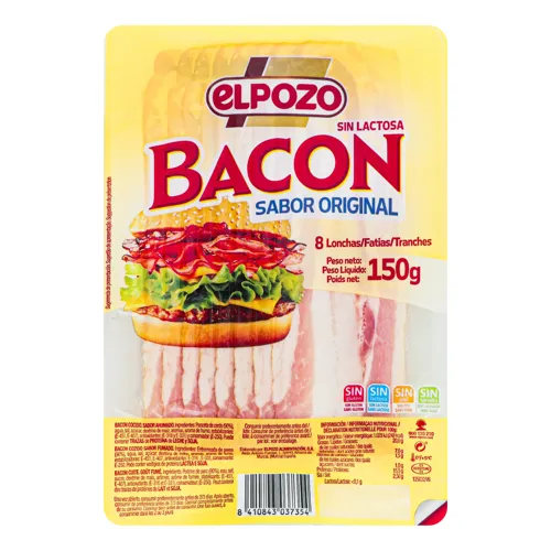 Бекон шматочки Elpozo вищого ґатунку 150г