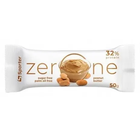 Батончик Sporter Zero One з арахісовим маслом, 50г