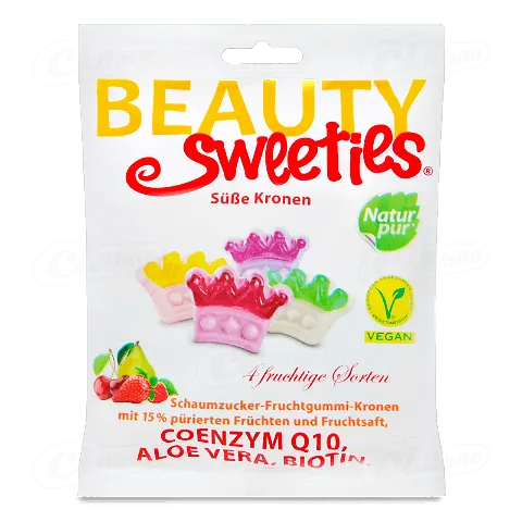 Цукерки Beauty Sweeties Корони асорті желейні, 125г