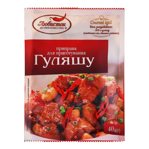 Приправа для приготування Гуляшу Любисток м/у 40г
