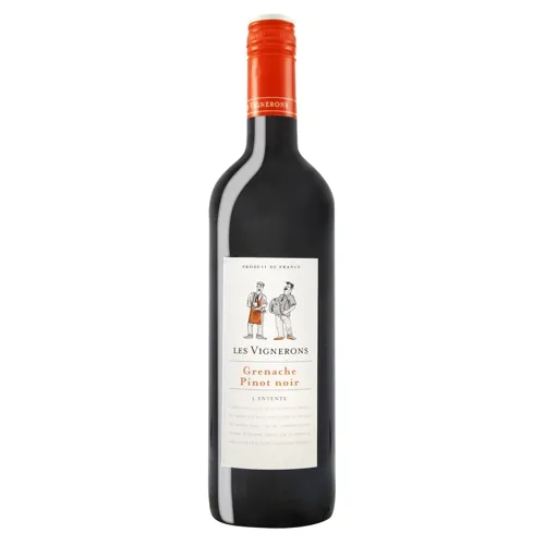 Вино Les Vignerons Grenache Pinot Noir червоне сухе 13,5% 0,75л