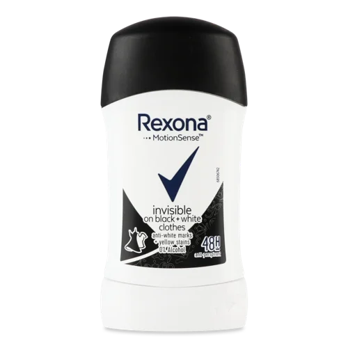 Антиперспірант-олівець Rexona Invisible On Black+White Clothes 40г