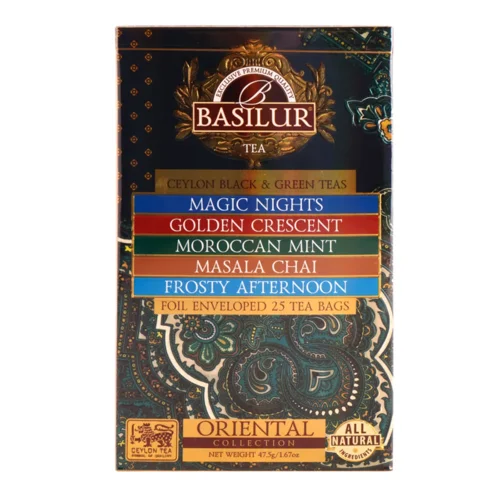 Асорті чаю чорного і зеленого Basilur Oriental