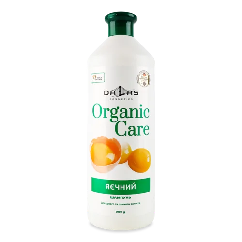 Шампунь для Сухого Та Ламкого Волосся Яєчний Organic Care Dalas, 900г