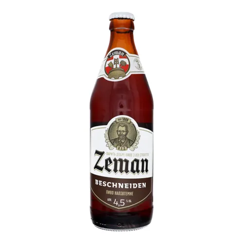 Пиво напівтемне фільтроване пастеризоване Beschneiden Zeman 0.5л 4.5%