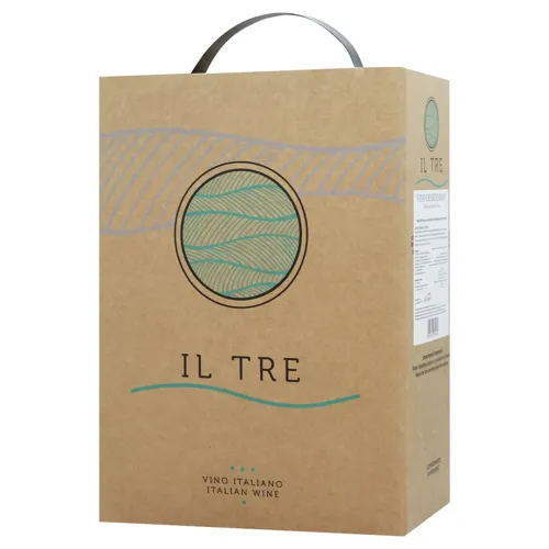 Вино Castelnuovo Vino Chardonnay біле сухе 12% 3л