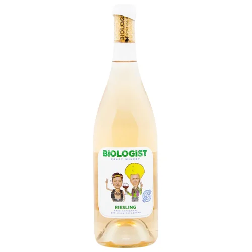 Вино Biologist Рислінг біле сухе 14% 0,75л
