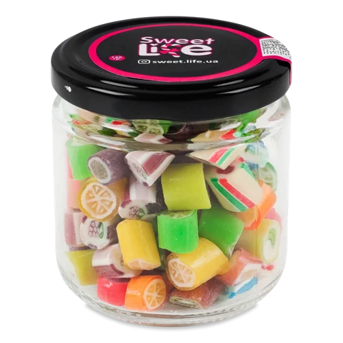 Карамель, Скляна Банка Sweet Life, с/б, 140г