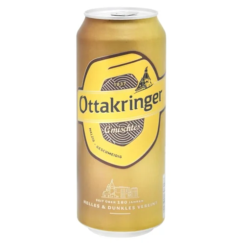 Пиво світле Ottakringer Wiener G'mischtes 4,8% 0,5л з/б