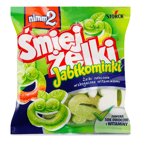 Цукерки nimm 2 «Яблуко» жувальні, 90г