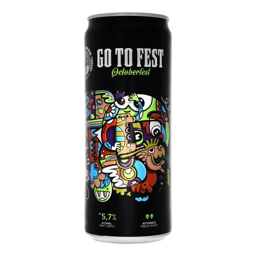 Пиво 0.33л 5.7% світле нефільтроване Go to Fest Octoberfest Mikki Brew з/б