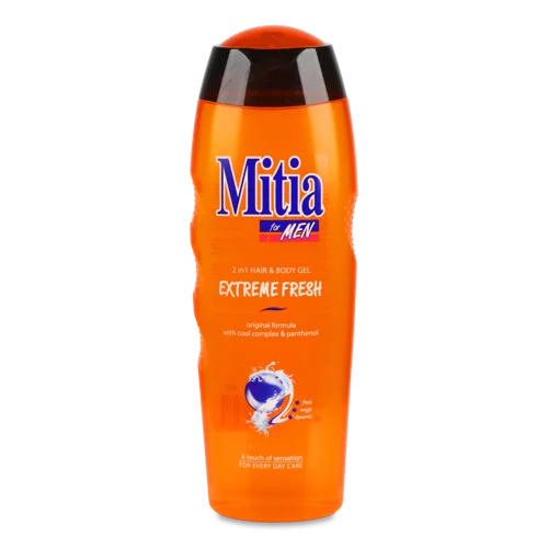 Гель для Душу Та Шампунь 2в1 Extreme Fresh Mitia, Чоловічий, 750мл