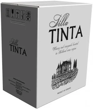 Вино Villa Tinta червоне напівсолодке 3л 11-12%