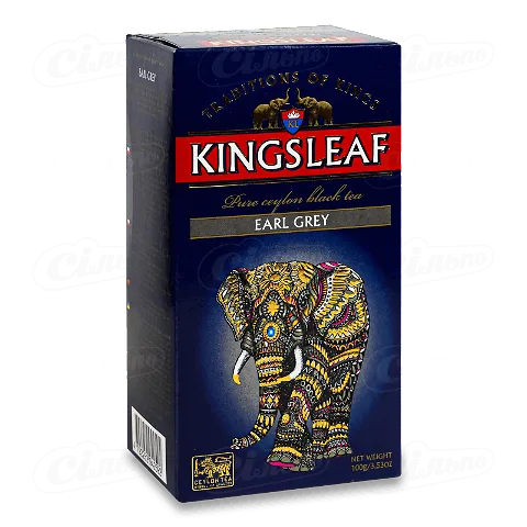 Чай чорний Kingsleaf Earl Grey, 100г