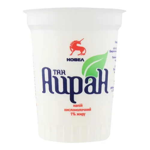 Напій кисломолочний 1% Тан Айран Новел ст 200г