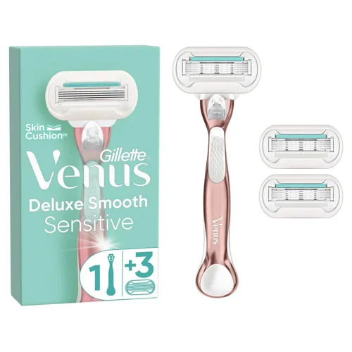 Бритва Gillette Venus Rosegold з 3 змінними касетами