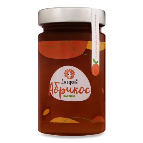 Варення Абрикосове, Вищого Ґатунку, У Скляній Банці, 350г