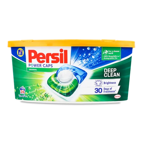 Миючий Засіб для Прання Білих та Світлих Речей в Капсулах Universal Persil, 14х15г