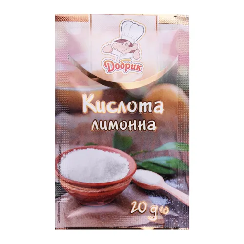 Лимонна кислота Добрик м/у 20г