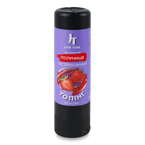 Топінг Пастеризований Полуниця Jam Time, п/пл 300г