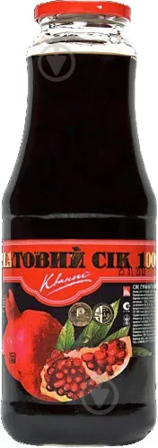 Сік Квант гранатовий з цукром 1л