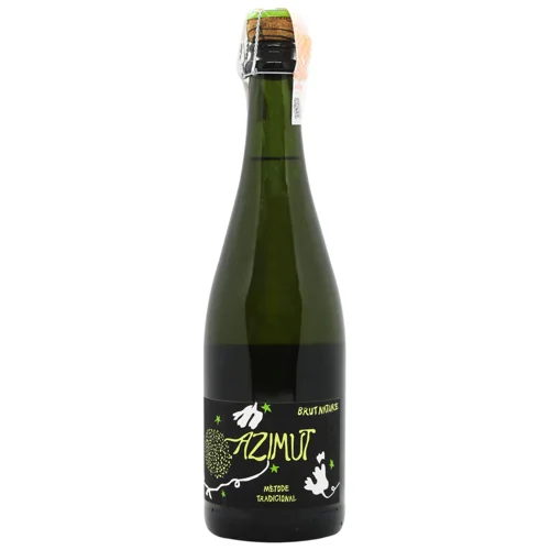 Вино ігристе Azimut Brut Nature брют біле 11,5% 0,75л